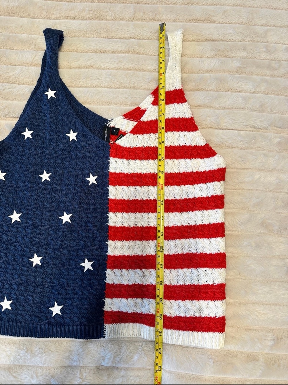 Moon&Madison American Flag Tank Top - Picture 4 of 8